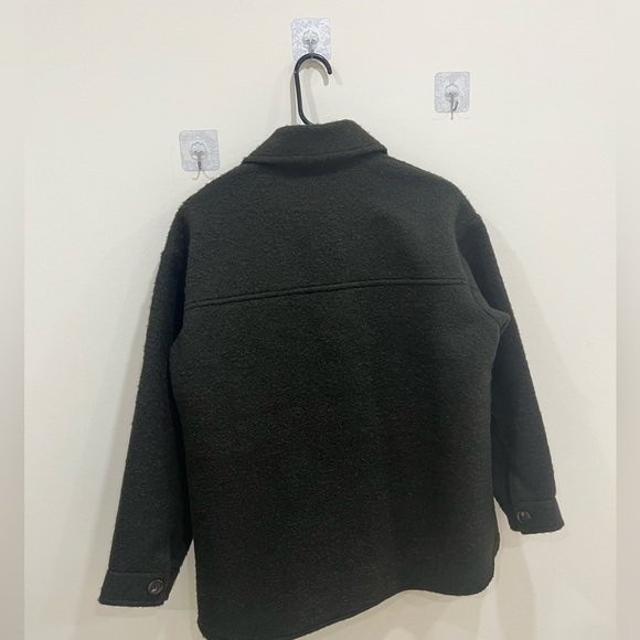 Vero Moda Olive Green Wool Coat - Picture 2 of 8